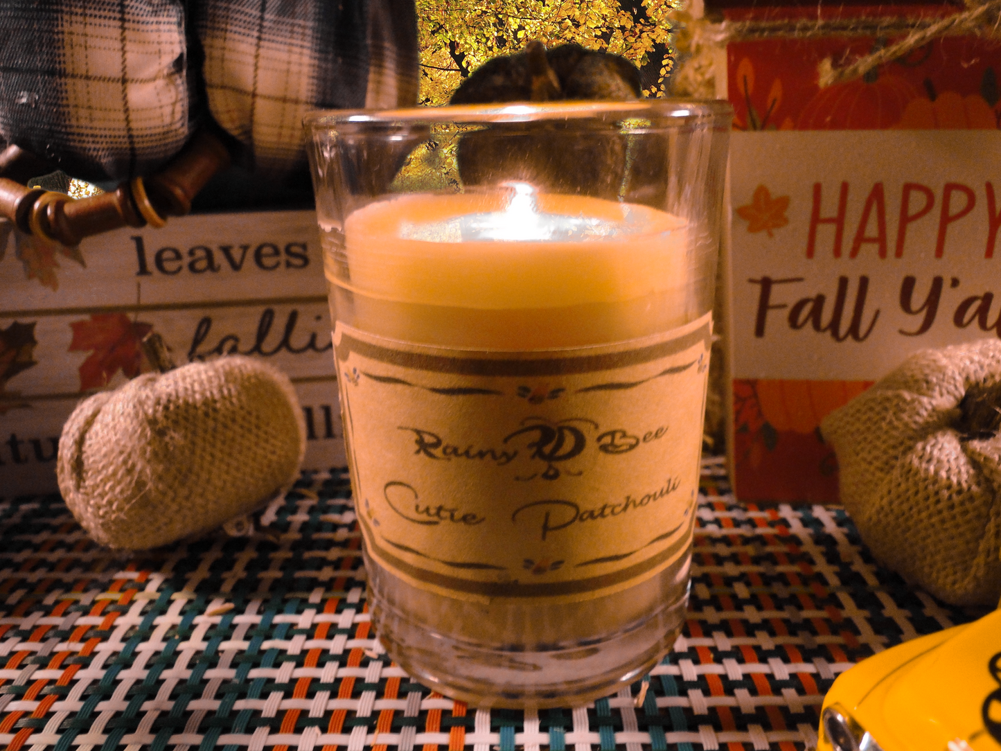 Cutie Patchouli Beeswax Candle Set